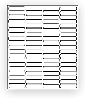 800 EcoSwift Shipping Labels 1 3/4 x 1/2 inches Mailing Address Return Inventory Blank White Self Adhesive for Laser Inkjet Printer 1.75 x 0.5 (Pack of 2) - Image 3