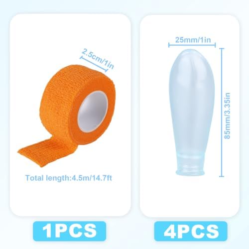 4pcs Waterproof Finger Protectors, Reusable Silicone Finger Cover Sleeve - Image 2