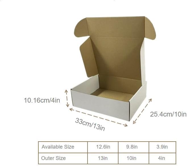 Rongyangtong13x10x4 Shipping Boxes Set of 18, Mailer Box - Image 2