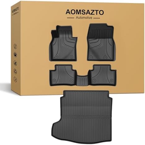 Floor Mats Set Fit for Mazda 3 Sedan 2019-2026 (Not for Hatchback) by AOMSAZTO