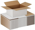 EXYGLO 15 Pack 12x9x6 Shipping Boxes for Small Business, White Corrugated Cardboard Small Box for Packaging, Moving, Mailing, and Storing by EXYGLO