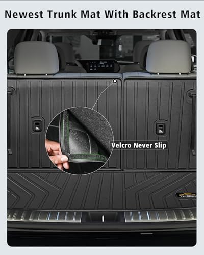 Floor Mats & Cargo Mat with Backrest Mat for Nissan Pathfinder 2022-2026 - Image 4
