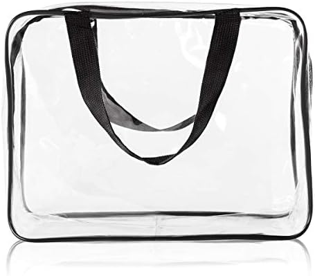 2Pcs Crystal Clear PVC Travel Toiletry Bag Kit for Women Men, Cosmetic Bags - Image 7