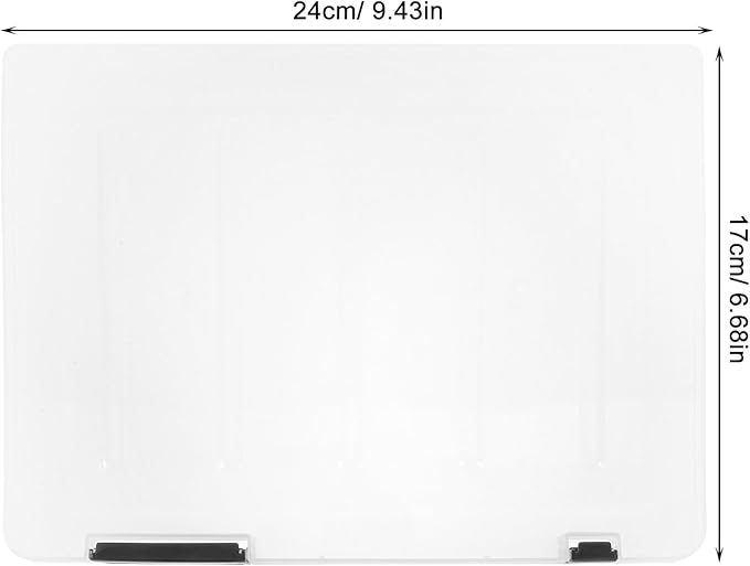 Portable Plastic File Storage Box Organizer Project Case - Image 2