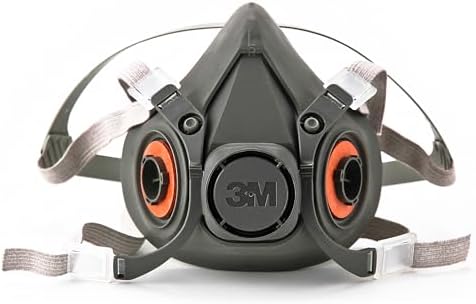 3M Half Facepiece Reusable Respirator 6300, NIOSH, Large by 3MIndustrial