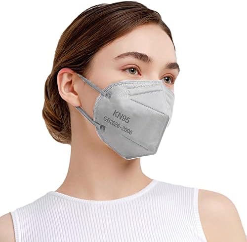 SAROULU 5-Layer Breathable Disposable KN95 Face Masks Respirator Cup Dust Safety Protection Mask by SAROULU