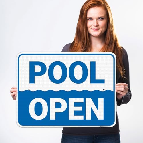 Pool Open Sign, - Image 2