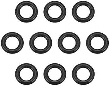 uxcell Nitrile Rubber O-Rings 9mm OD 4.2mm ID 2.4mm Width, Metric Sealing Gasket, Pack of 10 by uxcell