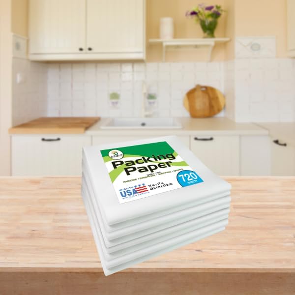 Tree House Packing Paper for Moving – 720 Newsprint Packing Paper Sheets – 27” - Image 7