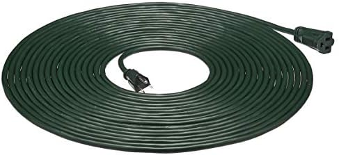 Amazon Basics 50-Foot 3-Prong Indoor/Outdoor Extension Cord, Heavy-Duty, 13 Amps, 1625 Watts, 125 VAC, Green (Pack of 8) by AmazonBasics