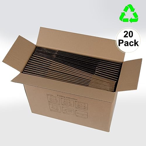 12x9x4 Inches Shipping Boxes Pack of 20, Packaging Corrugated Cardboard Mailer Boxes for Small Bussiness, Black - Image 5