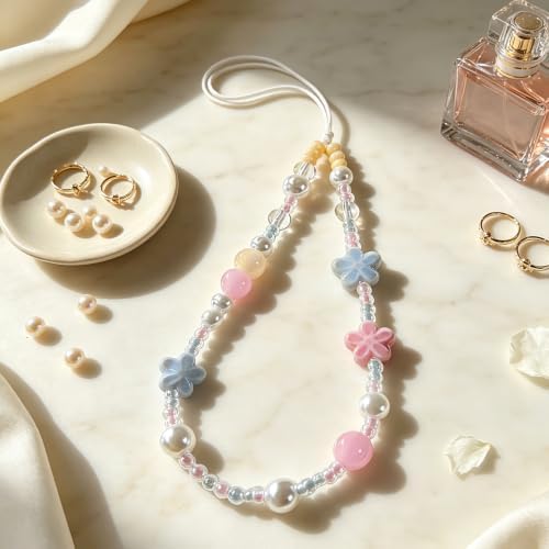 Beaded Camera Wrist Strap Cute Digital Camera Charm Lanyard, Phone Wristlet Charms, Phone Chain for Camera - Image 5