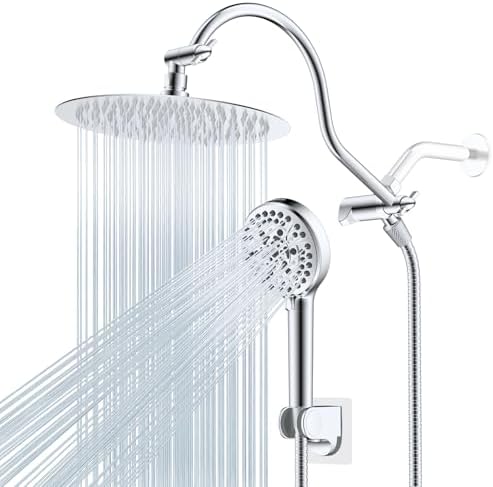Hibbent All Metal cUPC Certified Shower Head, 10'' Rainfall Shower Head by Hibbent