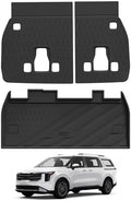 3W Cargo Liner & Backrest Mats for Kia Carnival Hybrid & Gas 2025-2027 by 3W