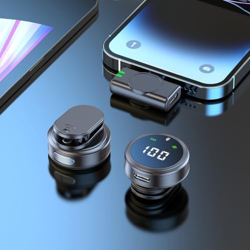 Wireless Lavalier Mic for iPhone,Android,PC,Live Stream, Vlog (H25) - Image 3