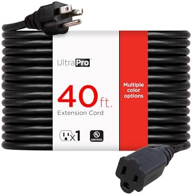 UltraPro Outdoor Extension Cord, 40 Ft, Heavy Duty Extension Cord by UltraPro