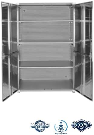 Heavy-Duty Commercial Storage Cabinet (Granite Gray, 48" W x 24" D x 72" H) - Image 5
