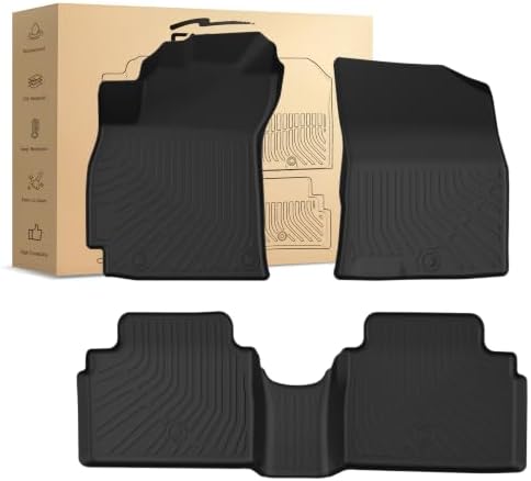 Cartist Floor Mats Fit for Hyundai Elantra 2026 2025 2024 2023 2022 2021 & Elantra N 2026 2025 2024 2023 2022 2021 (Not fit Hybrid) All Weather Floor Lines for Elantra Accessories Heavy Duty by cartist