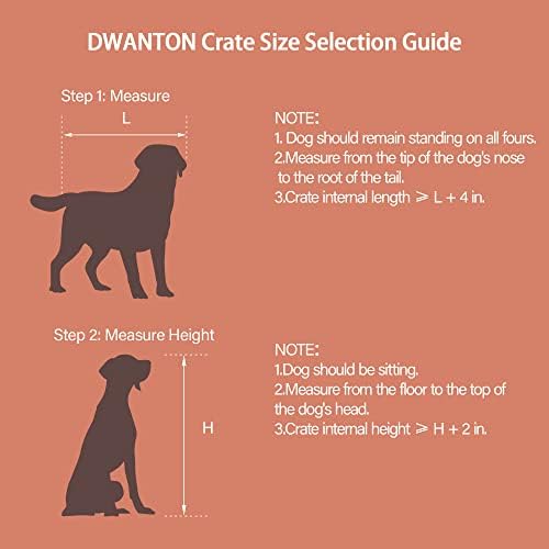 DWANTON 43.3" XXL Dog Crate Furniture with Cushion, Large Dog Kennel Indoor - Image 6