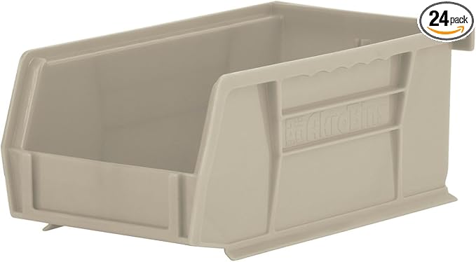 Akro-Mils 30220 AkroBins Plastic Storage Bins, Space-Saving Stackable Bins by Akro-Mils