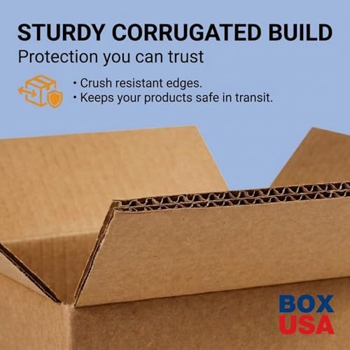 BOX USA Shipping Boxes Small 10"L x 10"W x 10"H 25-Pack, Cardboard Box for Shipping, Moving, Mailing, Packing, Packaging and Storage - Image 4