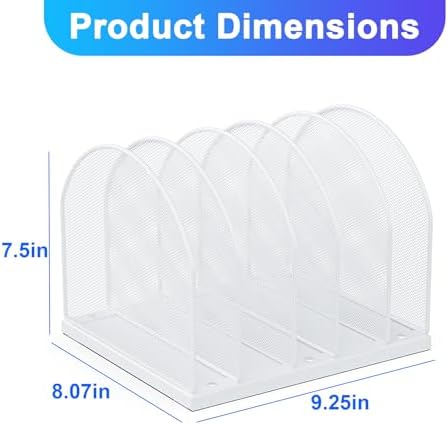gianotter Desktop File Organizer with 5 Compartments - Image 3