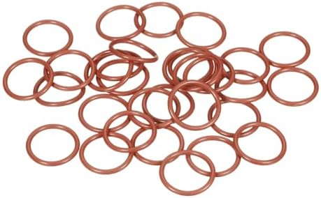 50pcs Fluorine Rubber O-Rings 22x18x2mm Metric FKM Sealing Gasket by Unknown