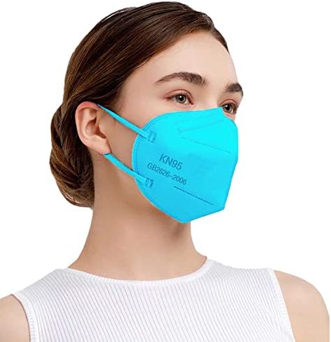SAROULU 5-Layer Breathable Disposable KN95 Face Masks Respirator Cup Dust Safety Protection Mask by SAROULU