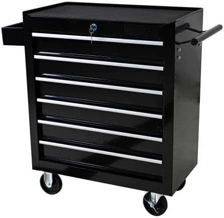 LuckyNote】Rolling Tool Chest, 6 Drawer Tool Box by %E3%80%90LuckyNote%E3%80%91