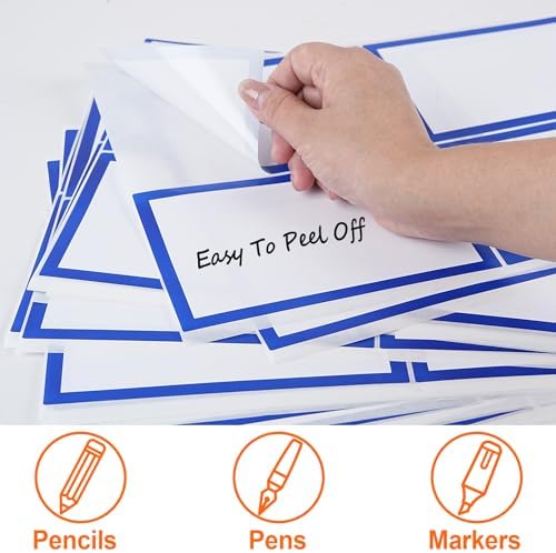 6 x 4 inch Large Moving Labels for Boxes, Blank Moving Boxes Labels Stickers, 160pcs 8 Color Coded Moving Stickers Packing Labels Stickers for Home Organization Projects, Kitchen, Storage Bins, (Blue) - Image 7