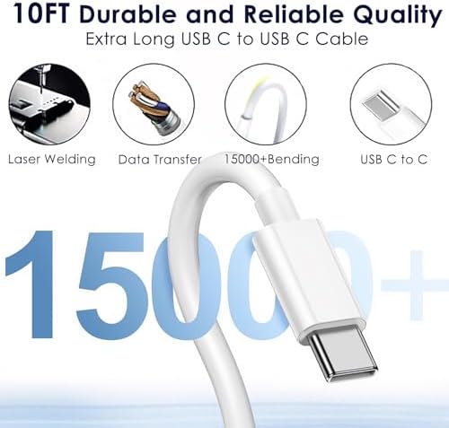 10FT iPhone 17 16 15 Fast Charger,20W iPhone 17 Charger Fast Charging USB C - Image 4