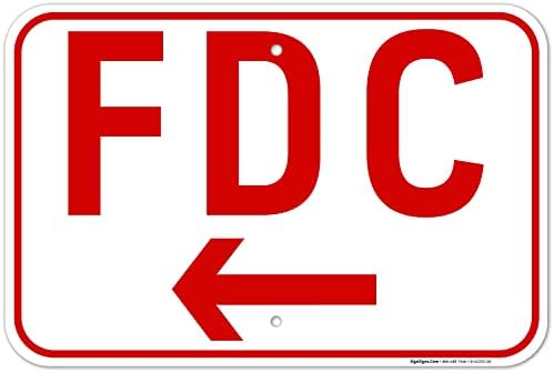 FDC Left Arrow Sign, by SigoSigns