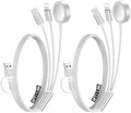 2Pack Travel Essentials for Apple Watch Charger,3-in-2 Multi Charging Cable by Accessoriesforphoneandelectricproducts