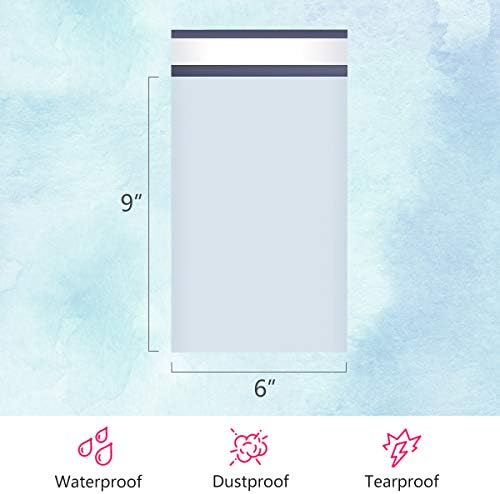UCGOU Small Poly Mailers 6x9 Inch White 200 Pack Plastic Shipping Bags - Image 2