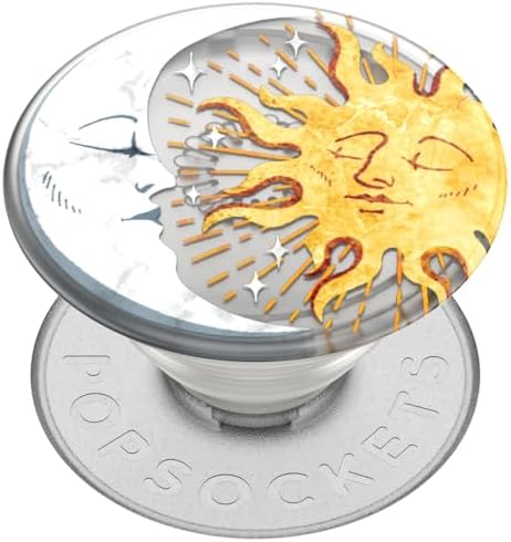 PopSockets Adhesive Phone Grip, Holder- Sun and Moon by PopSockets