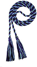 Tassel Depot Graduation Honor Cord - Black/Purple/Light Blue - Every School Color Available - Made In Usa by TasselDepot