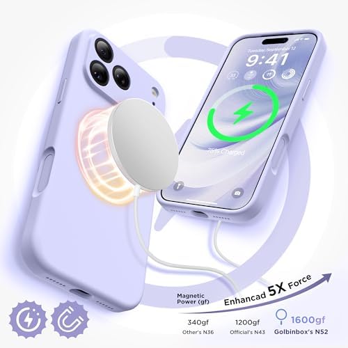 GolbinBox Magnetic for iPhone 18 Pro Case/17 Pro Case, Lilac - Image 3