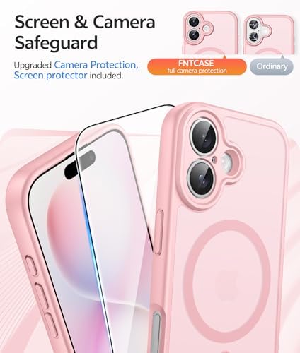 FNTCASE for iPhone 16 Plus Case, Fit for Magsafe, Screen Protector - Image 4