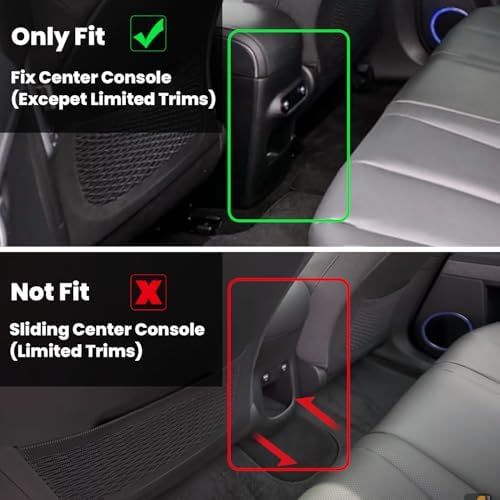 LASFIT Floor Mats for Hyundai Ioniq 5 Unmovable Console 2024 2023 2022 - Image 2