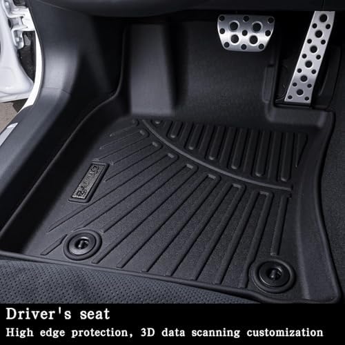 Floor Mats for 2025 2026 Subaru Forester (Only Fit Hybrid Version) with Cargo Liners & Backrest Mat,TPE All Weather Protection 1st & 2nd Row Floor Liners with Full Set Car Mats Accessories - Image 3