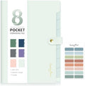 Sooez Elegant Accordion File Organizer, 8 Pocket Expanding File Folder by Sooez