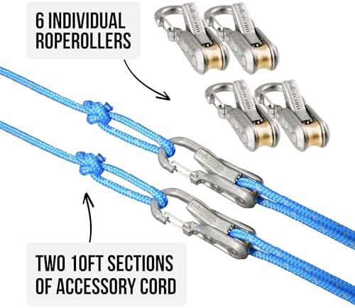 Roperoller Original Rope Tensioner with Reflective Cord & Case, 6 Pack - Image 6