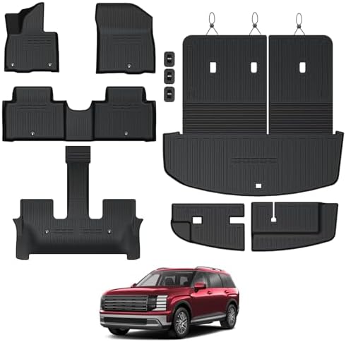 Floor Mats for 2026-2027 Hyundai Palisade Gas Accessories by GALVAGNITE