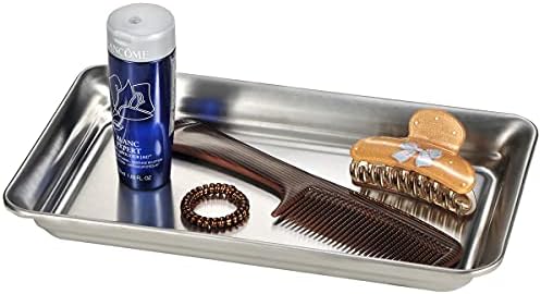 SheeChung Metal Vanity Tray, Bathroom Tray for Perfume Makeup Jewelry - Image 7