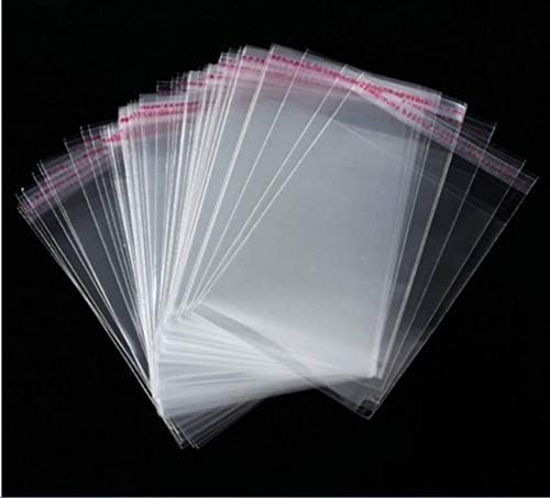 JOSDIOX 4" x 6" Self Seal Clear Cello Cellophane Resealable Plastic Poly Bags for Photo, Jewelry, Bakery, Treats, Party Favors4x6 "100pcs) - Image 2