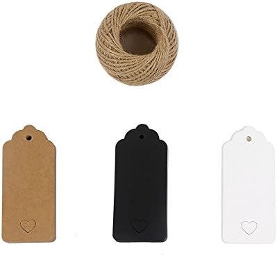Kraft Thank You Gift Tags with Jute Twine, Classic, 150 Count - Image 5