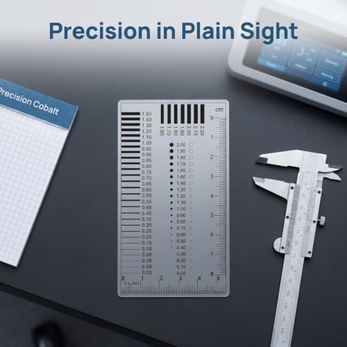 1Pc High-Precision Transparent Crack Width Gauge Scratch Spot Measurement Tool Gauge Ruler for Precise Inspection of Surface Defects - Image 6