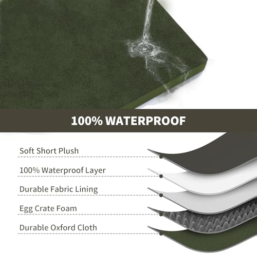 Waterproof Orthopedic Dog Crate Bed for Small Dogs & Cats - Image 6