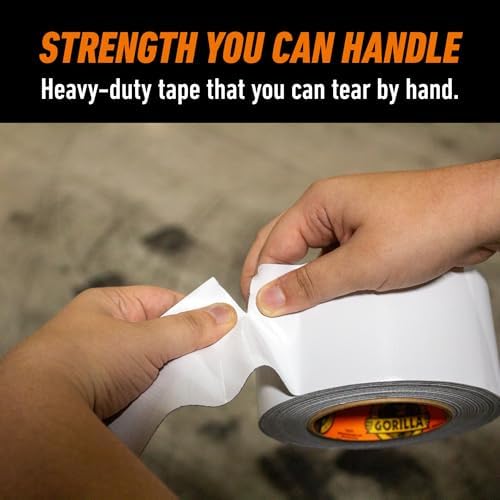 GORILLA Tape Tough & Wide, White, 2.88" x 25 yd - Image 5