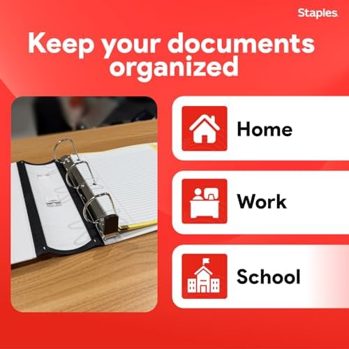Staples Better Binder, 2 Inch 3-Ring, White, Heavy-Duty - Image 6